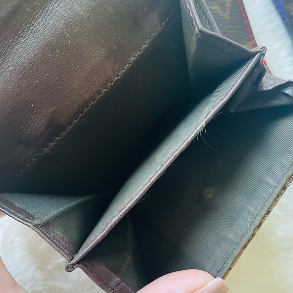 CHRISTIAN DIOR 🤍 Y2K 💙 DIORISSIMO CANVAS RASTA SADDLE WALLET ❤️ RARE 💛 - Picture 14 of 17